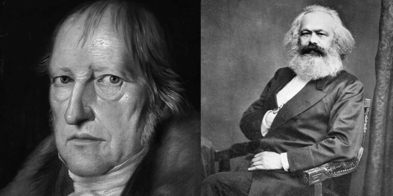 Theater on Hegel and Karl Marx Conversation